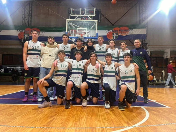 Los U17 Azul de San Fernando se lanzan a la Liga Federal Formativa 2025 y brillan en la Copa FeBAMBA